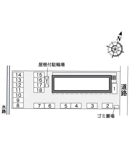 磐田市二之宮　月極駐車場（LP）